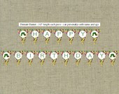 The Very Hungry Caterpillar Themed Printable Pennant Banner