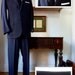 ESSENTIAL Vintage 1950s / 1960s Brooks Brothers MAKERS No. 1 Sack Suit in Solid Navy Blue 41 S. Made in USA.
