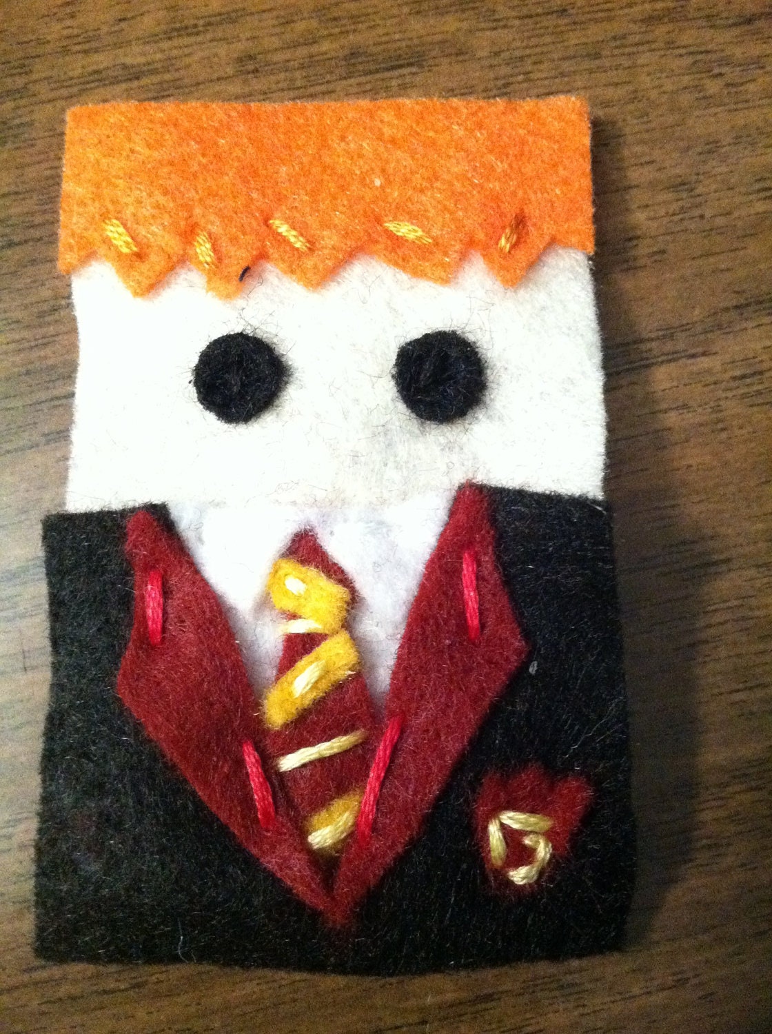 Ron Weasley Hogwarts Uniform Felt Pillow
