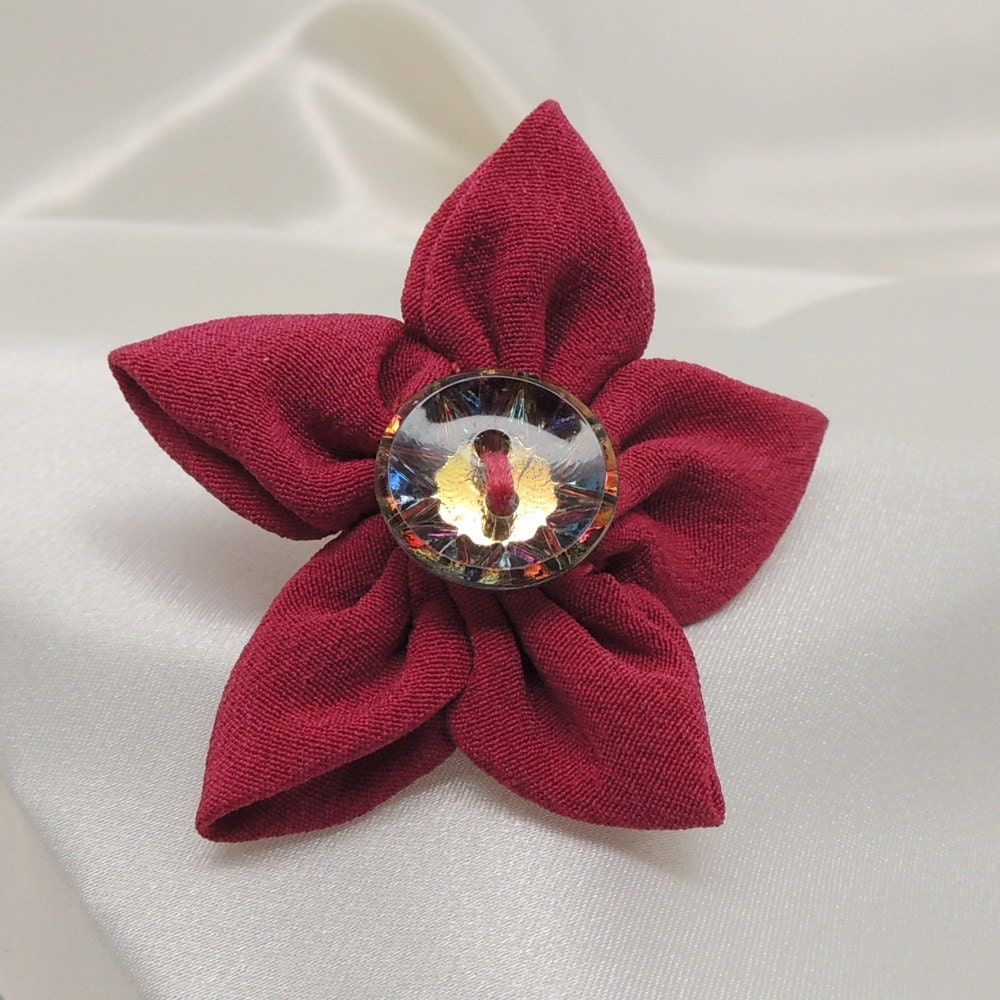 Vintage Kimono Flower Pin