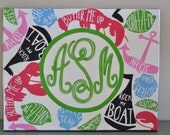 Lilly Pulitzer Inspired Painting