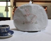 Hand Embroidered Tea Cozy -Ready to Ship
