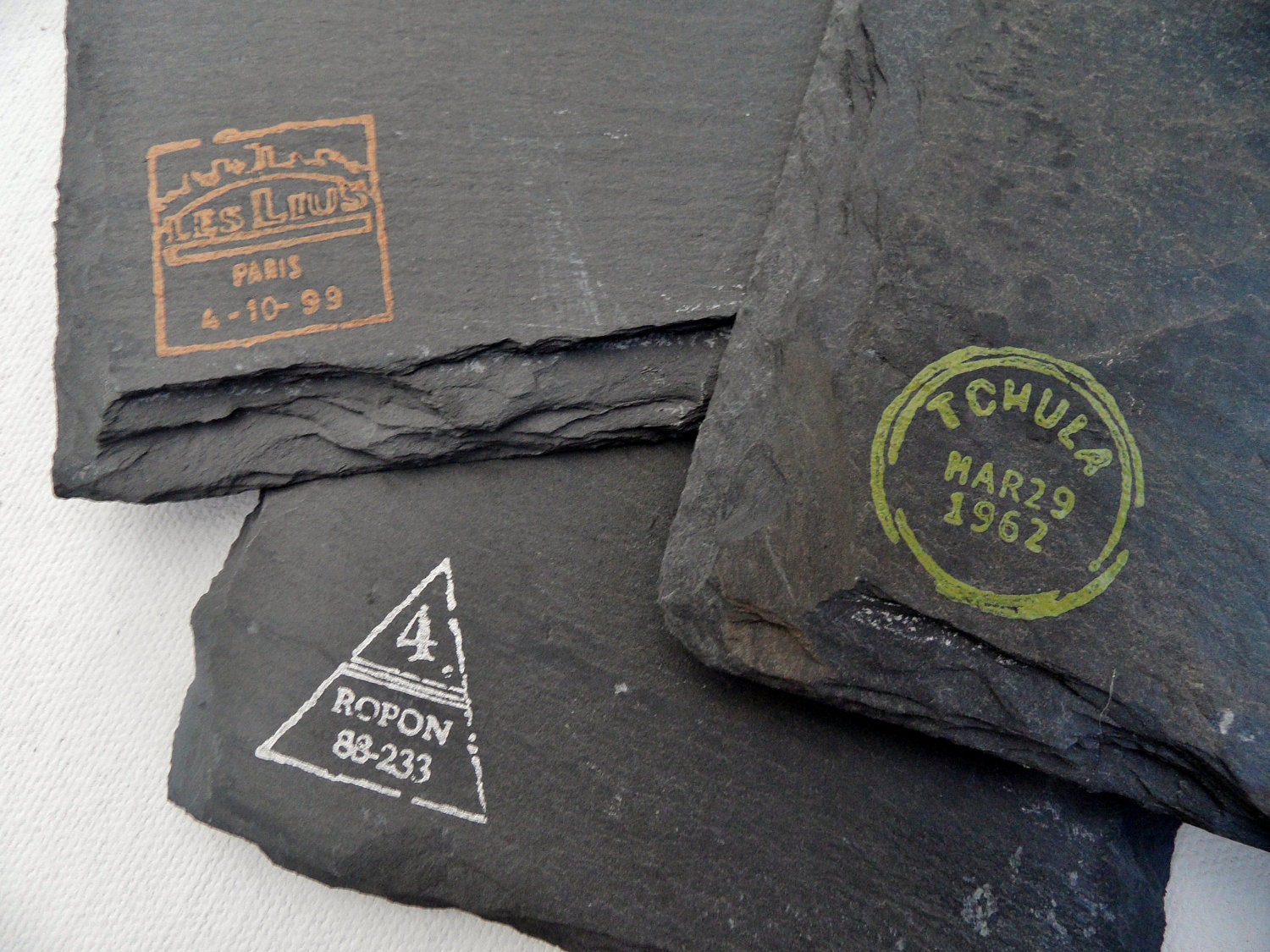 World Traveler Slate Coasters (Set of 4)
