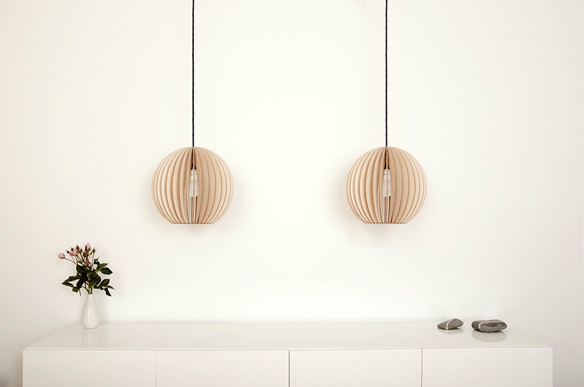 Aion  - wooden hanging lamp