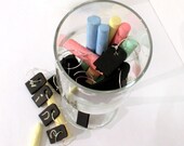 Personalized Stemware Charms for Weddings and Parties, Chalkboard Tags, Chalkboard Wine Glass Drink Tags Name Tags