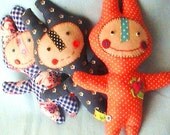 One of a kind folk art doll  - Açafrão 3
