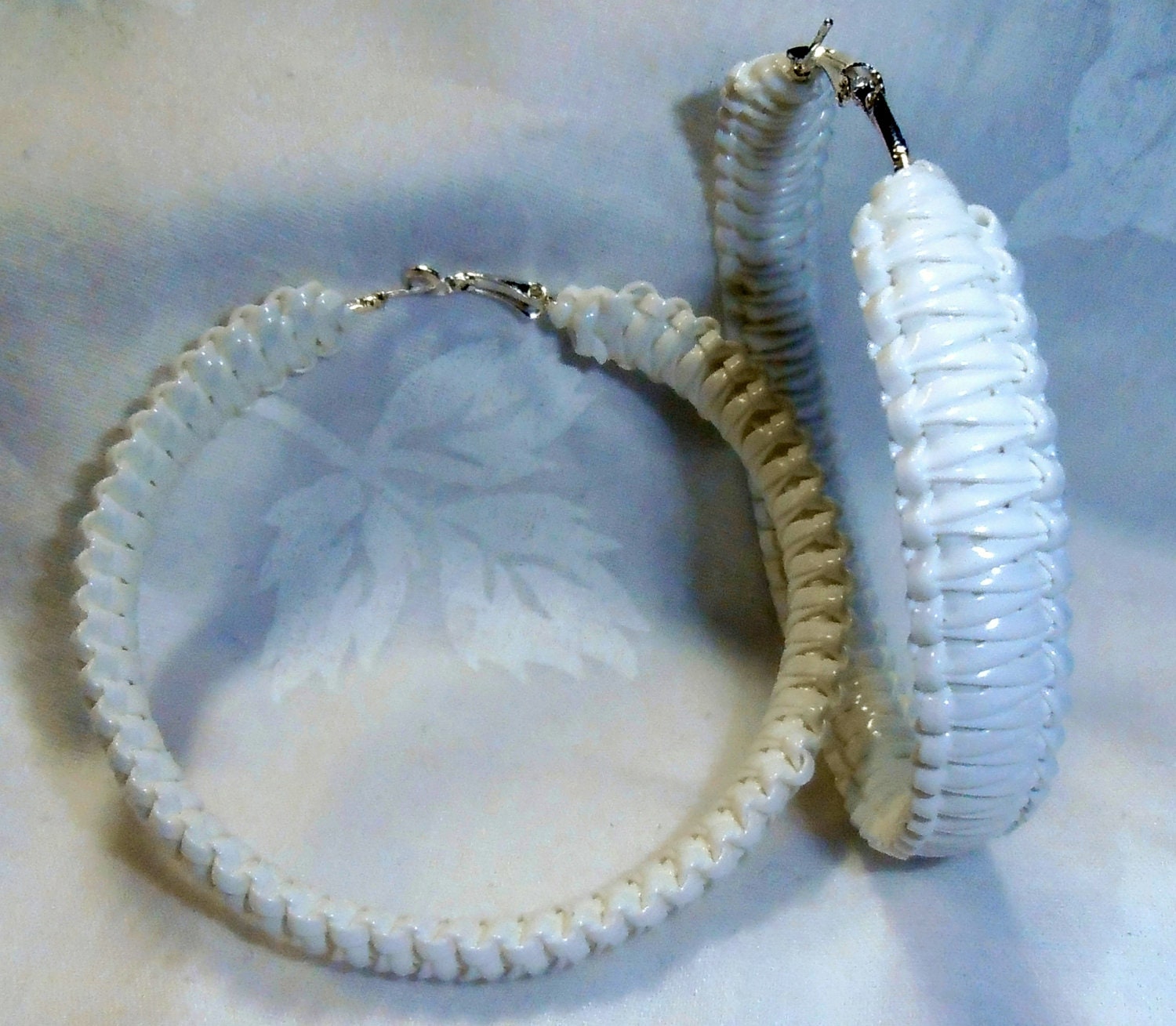 KING COBRA MARSHMALLOW Hoop Earrings