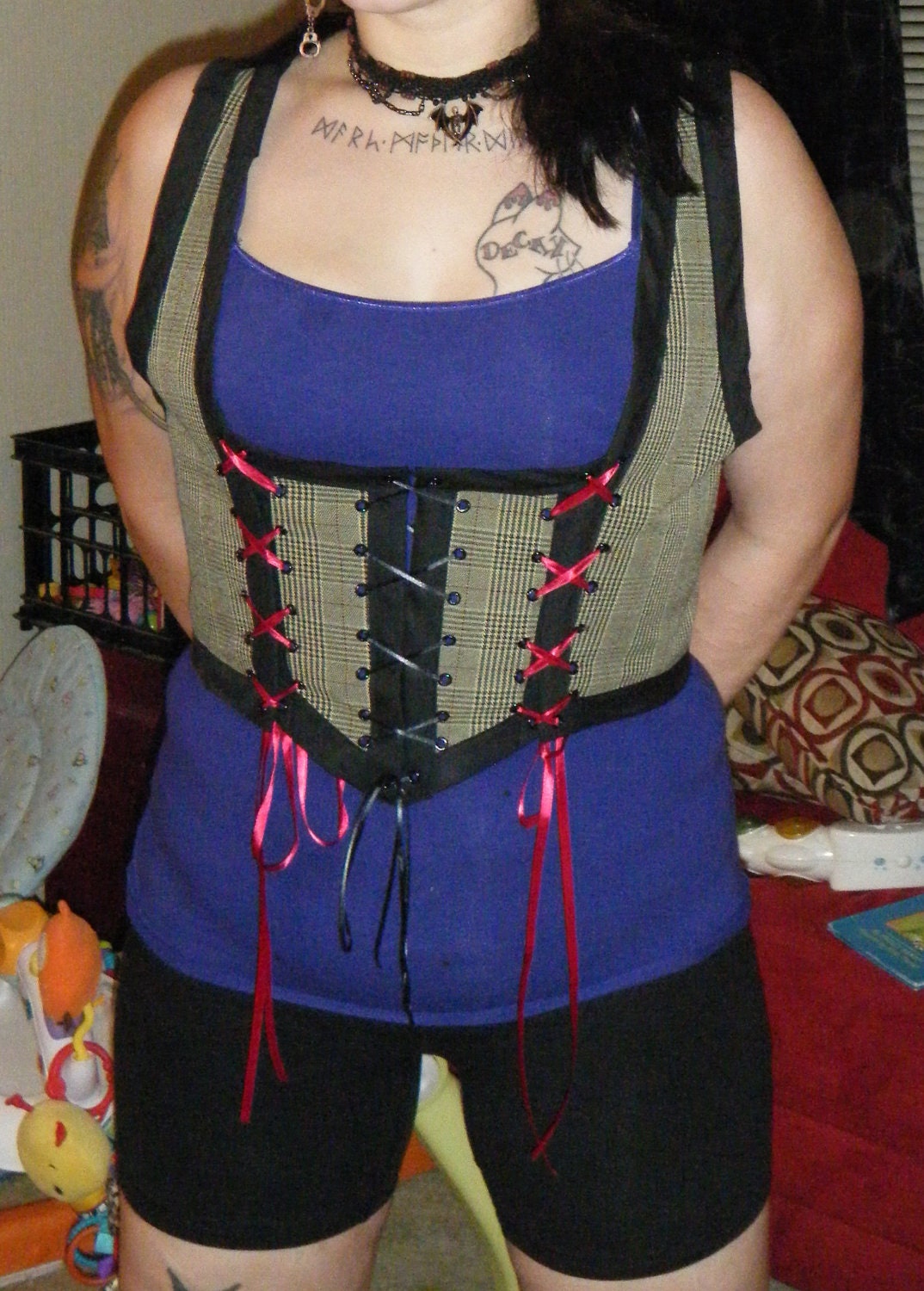 Custom -Wench style corset - fully boned