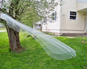 Custom Long Royal Cathedral Length Wedding Veil Made to Order 1 Tier Rhinestone Trim