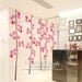 Flower tree decal wall vinyl Forest  wall art sticker Flower wall decal Nature home decor kids - 5 cherry blossom trees Z103