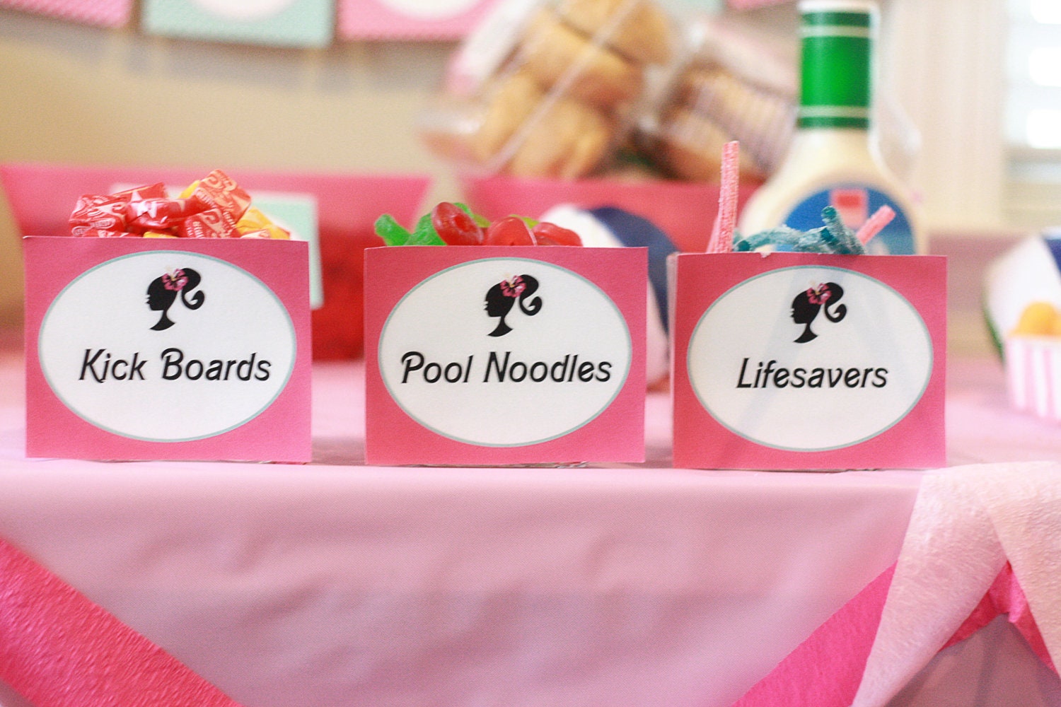 Printable Fancy Labels- Beach Barbie Collection