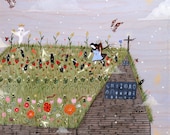 Church Roof Garden PRINT