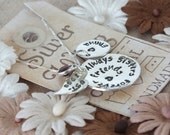 Sister gift -SISTER Wedding Quote Bridal Jewelry Gift pendant, engagement jewelry, bridesmaid sister, Maid of honor sister