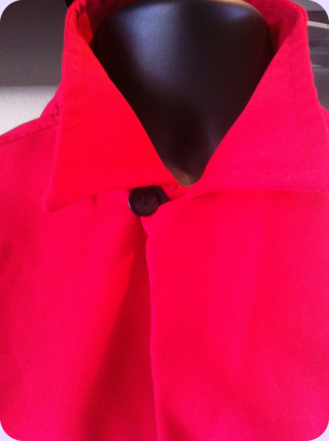 Retro pin up girl mens shirt End Racism Zac Attac Alternative Clothing Vintage Red Shirt with Blonde Pin Up Girl Medium