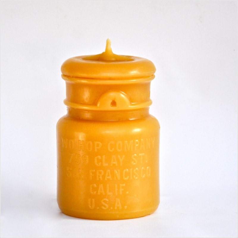 Bean Cake Beeswax Candle: Bean Cake Mason Jar, San Francisco Wo Hop Company