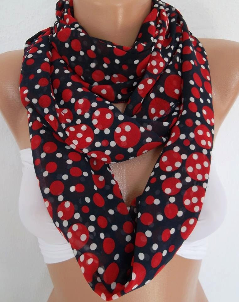 Infinity Scarf, Loop Scarf -Circle Scarf - Elegant - It made with good quality chiffon fabric....Super Loop