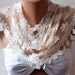 Elegant scarf lace scarf