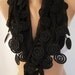 Black Scarf Cotton Scarf Gorgeous Scarf