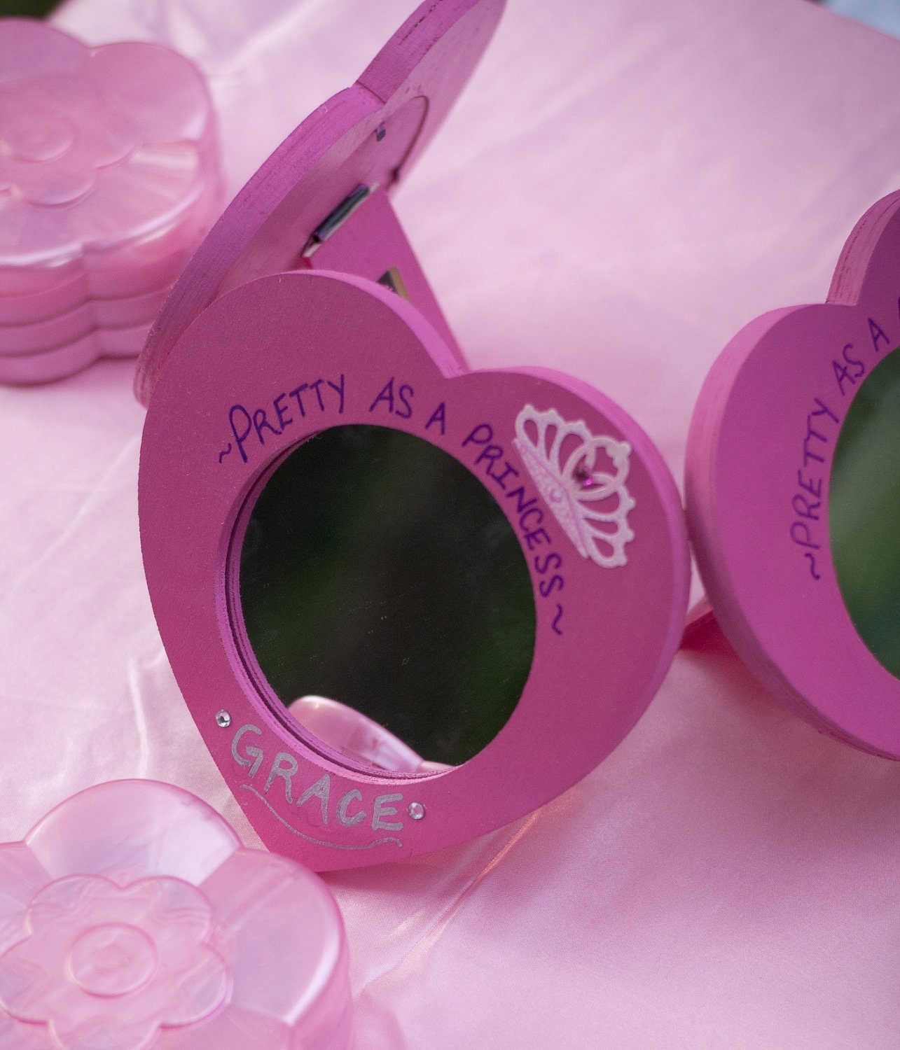 Heart Princess Mirror - Personalization Available