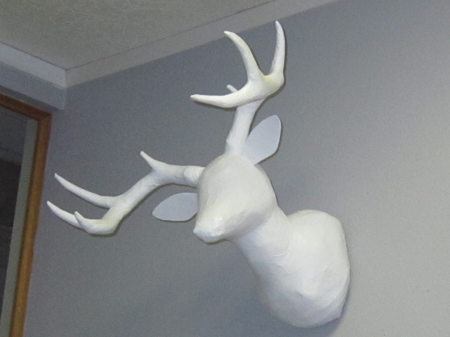 CUSTOM - BLANK  8 point faux taxidermy deer head