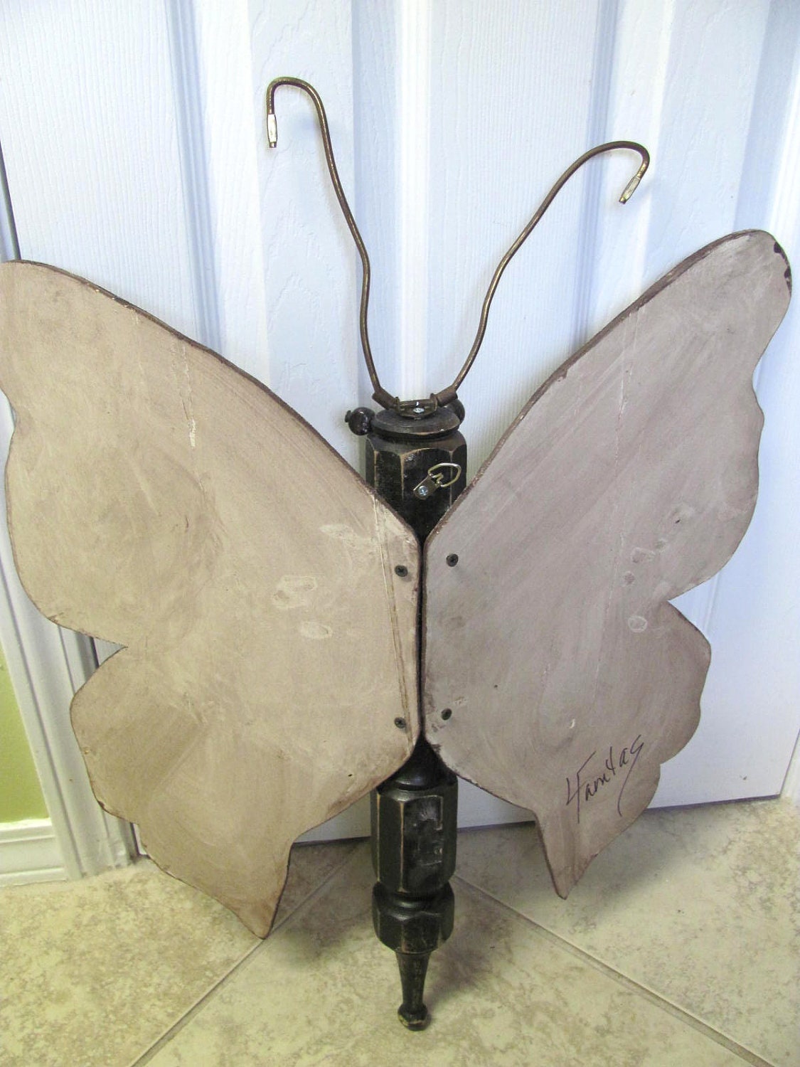 Table Leg Butterfly Wall Art- Black and White Zebra Animal Print