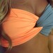 Spandex Bandeau -- Neon Orange