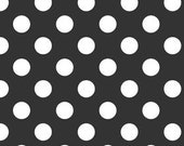 Medium Dots in Black Riley Blake Fat Quarter Cut
