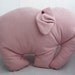 Pink Elephant shaped cushion