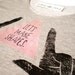 Hand Printed Trapeze Vest - Sand, Free Size