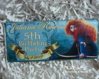 Brave Candy Bar Favor