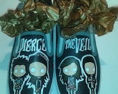 Custom Hand Painted Peirce The Veil Slip Ons
