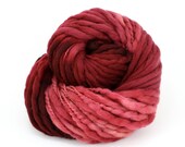 Titan - Hand Dyed Thick & Thin Merino Wool Bulky Chunky Yarn - Colorway: Lipstick