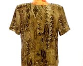 Vintage Kathy Che Printed Blouse