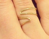 Dainty Geometric wire ring