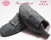 Baby shoe pattern - Vintage Tweed Shoes