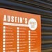 8x10 Austin Bucket List Wall Art Print
