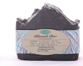 Blemish Bar with Activated Charcoal Soap for Acne Prone Oily Skin  Vegan Aloe Vera