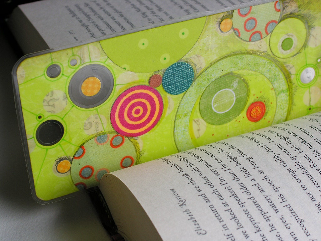 Book Mark, Dr. Seuss quote, Paper collage Bookmark, Paper collage, Inspirational Book Mark, One of a Kind, Laminated bookmark