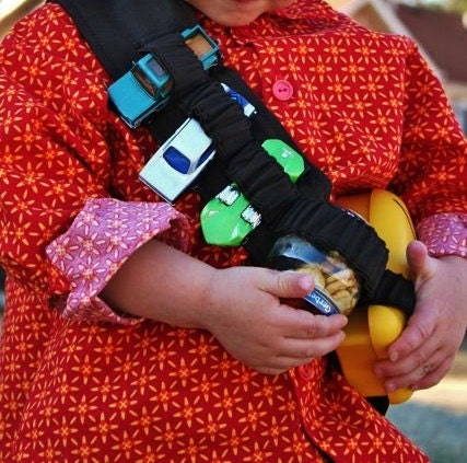 As Seen on Pinterest: Toy and Snack Bandolier