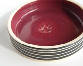 Cat or Small Dog Bowl, Elegant stripes