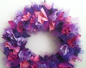 Paper Tulle Wreath Made to order