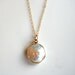 Pearl Necklace. Edged in 24K Gold on Gold Filled Chain