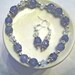 Aquamarine and Swarovski Crystal Bracelet & Earring Set