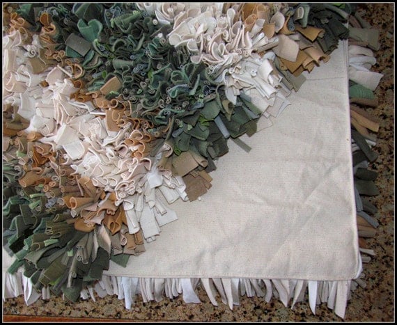 Custom Recycled T-Shirt Shag Rug for jhura