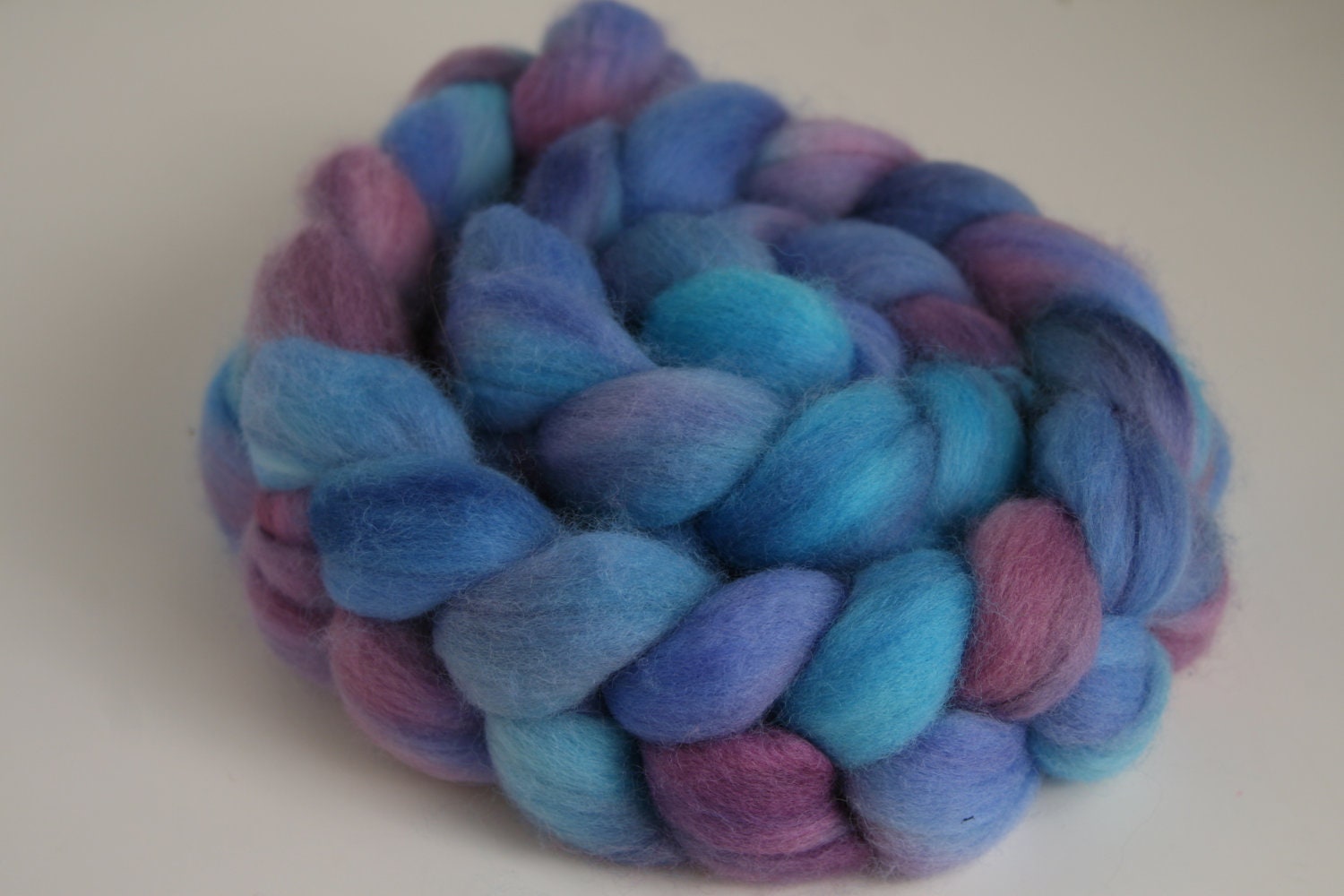Handpainted Falkland Fiber for Spinning or Felting 4 ounces