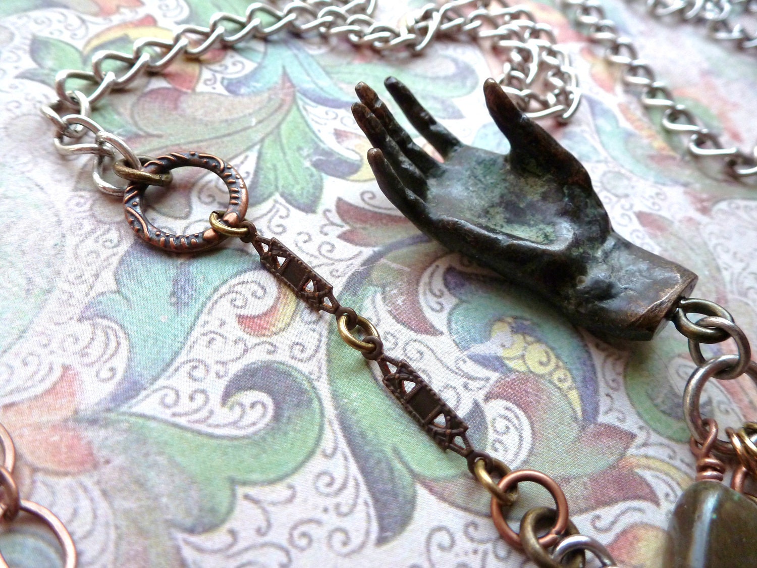 Holding Hands Friendship Love Necklaces
