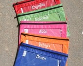 Sassy School Pencil Bag - Pick Your Color - Back to School - Zipper Pencil Case - 3-Ring Binder