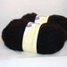 Lion Brand Jiffy Mohair Look Yarn - 2 Skeins - Black - All Same Dye Lot - DESTASH