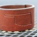 Oklahoma Pride Leather Cuff
