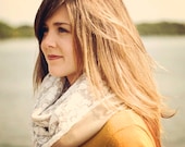 Reversible Lace Infinity Scarf (available in Moss Green)